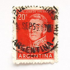 Image showing Argentine stamp