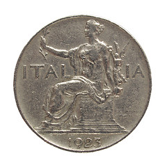 Image showing Italian coin