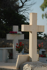 Image showing cemetery greece