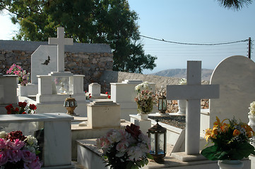 Image showing cemetery greece