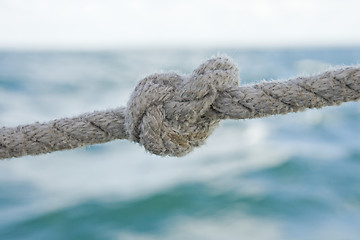 Image showing Knot on a rope