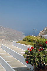 Image showing view with houses in distance