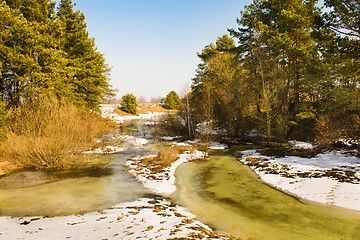 Image showing The river in the winter