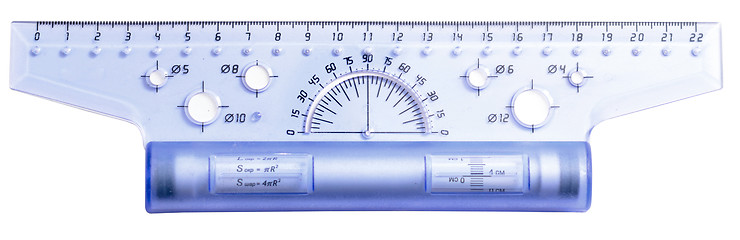 Image showing plastic ruler