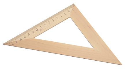 Image showing wooden ruler