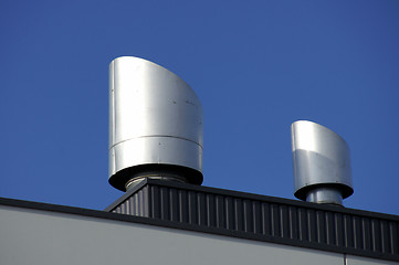 Image showing Rooftop vents
