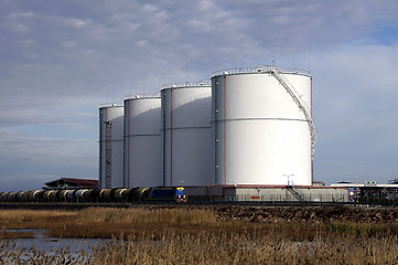 Image showing Oil storage