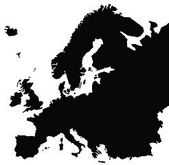 Image showing Europe map