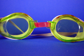 Image showing green goggles