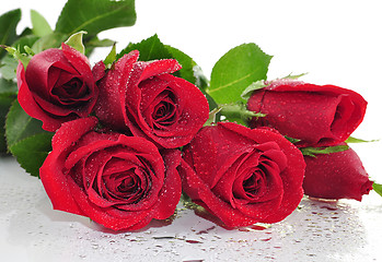 Image showing red roses