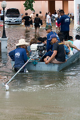 Image showing Monsoon flooding in Bangkok, October 2011