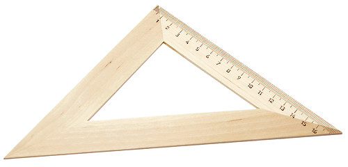 Image showing wooden ruler