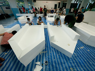 Image showing Monsoon flooding in Bangkok, October 2011