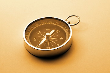 Image showing old compass
