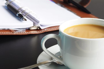 Image showing coffee at work