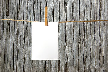 Image showing blank sheet of paper