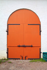 Image showing red door