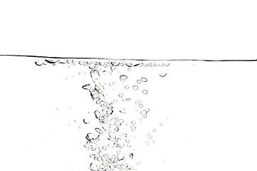 Image showing fresh water with bubbles