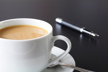 Image showing coffee at work