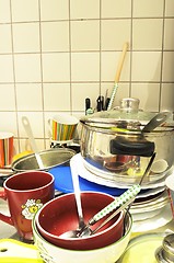 Image showing dirty dishes