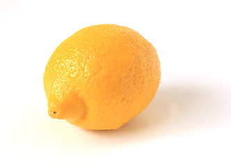 Image showing yellow lemon on white background