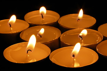 Image showing romantic candles