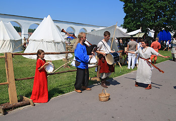 Image showing NOVGOROD, RUSSIA - June 10-13:russian Ganza days in Novgorod, Ru