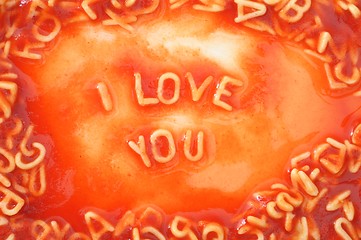 Image showing i love you