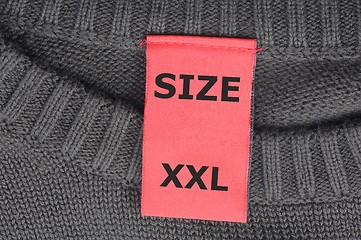 Image showing xxl size