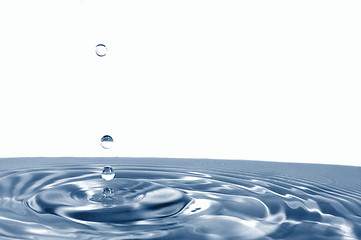 Image showing splashing water drop