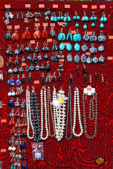 Image showing homemade valuables on red background