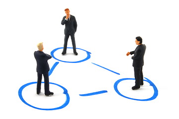 Image showing networking business people