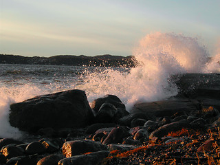 Image showing Sea-spray