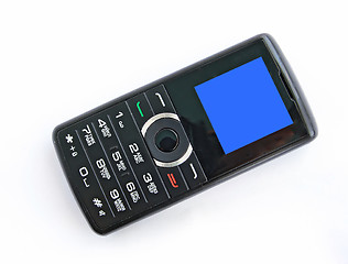 Image showing mobile telephone on white background