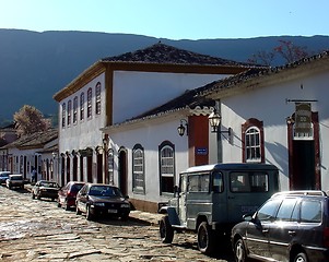 Image showing Historical city houses