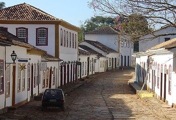 Image showing Historical city houses