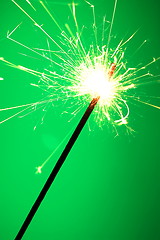 Image showing holiday sparkler