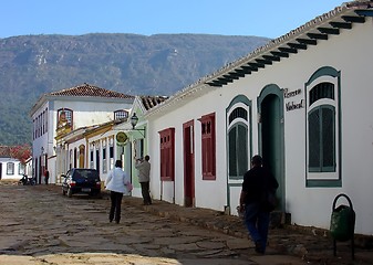 Image showing Historical city houses