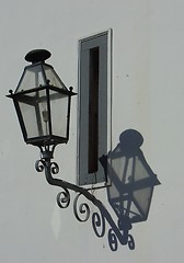 Image showing Historical city lamp