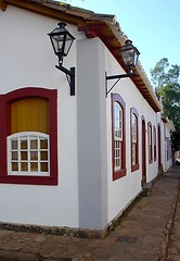 Image showing Historical city houses