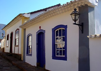 Image showing Historical city houses