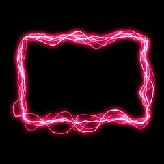Image showing neon frame