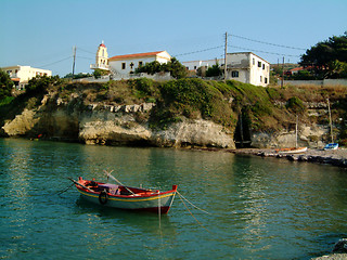 Image showing San Stephanos harbour