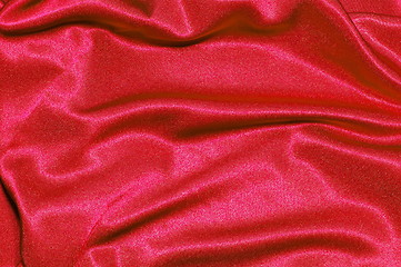 Image showing red satin background