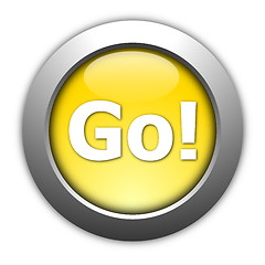 Image showing go or start button