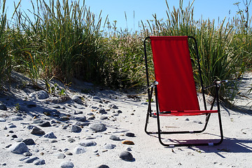 Image showing red chair
