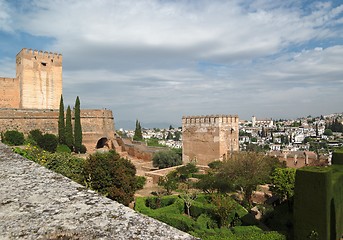 Image showing Alhambra castle in Granada, Spain