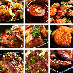 Image showing Meat dishes