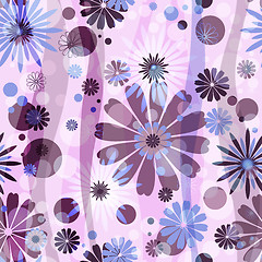 Image showing Seamless floral pattern