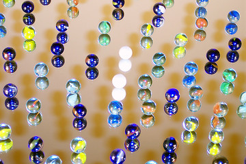 Image showing marbles,reflections and shades